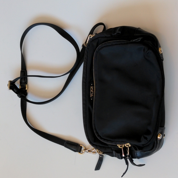 Tumi Bags Tumi Black Nylon Crossbody Travel Purse Poshmark